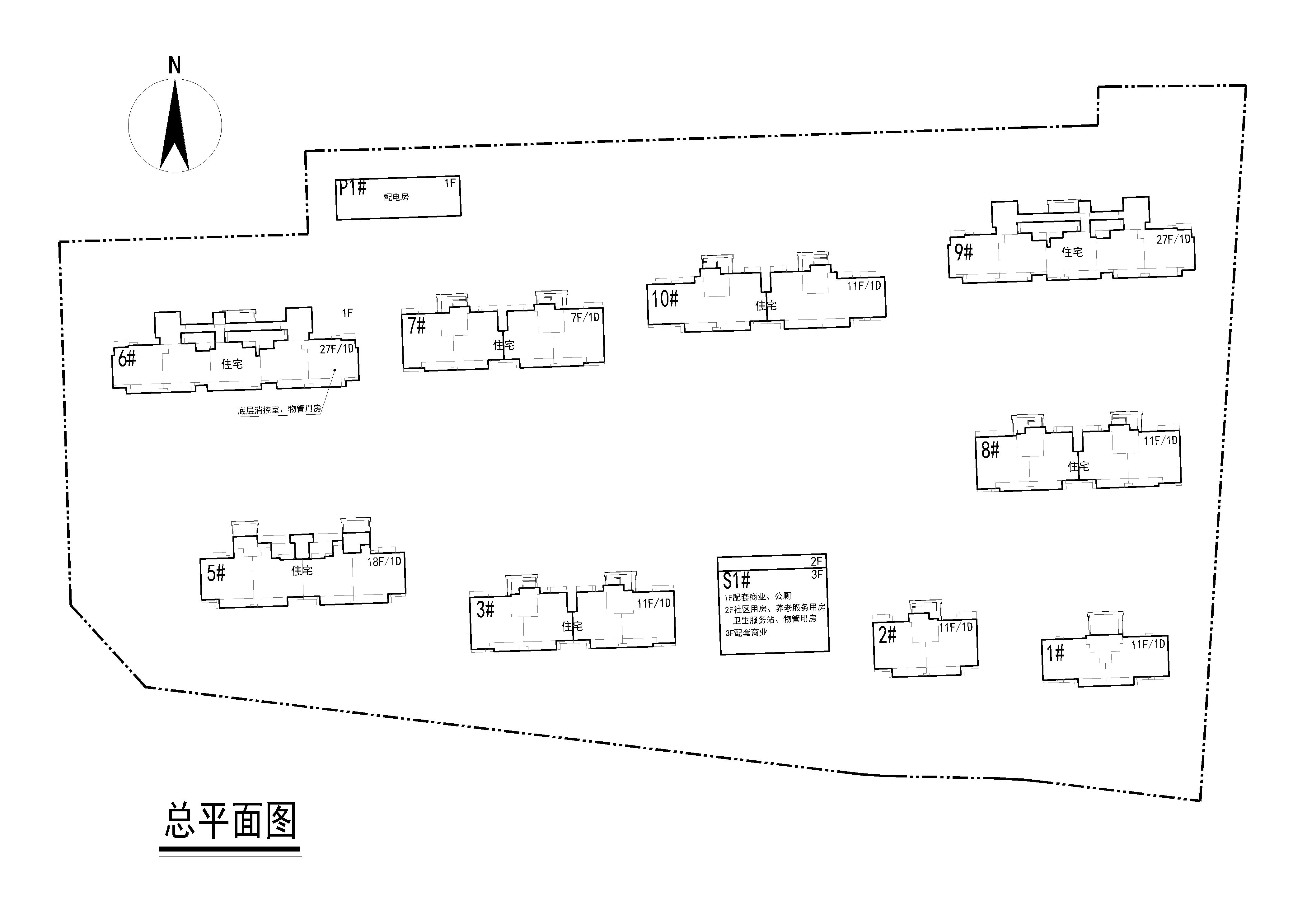 总平图
